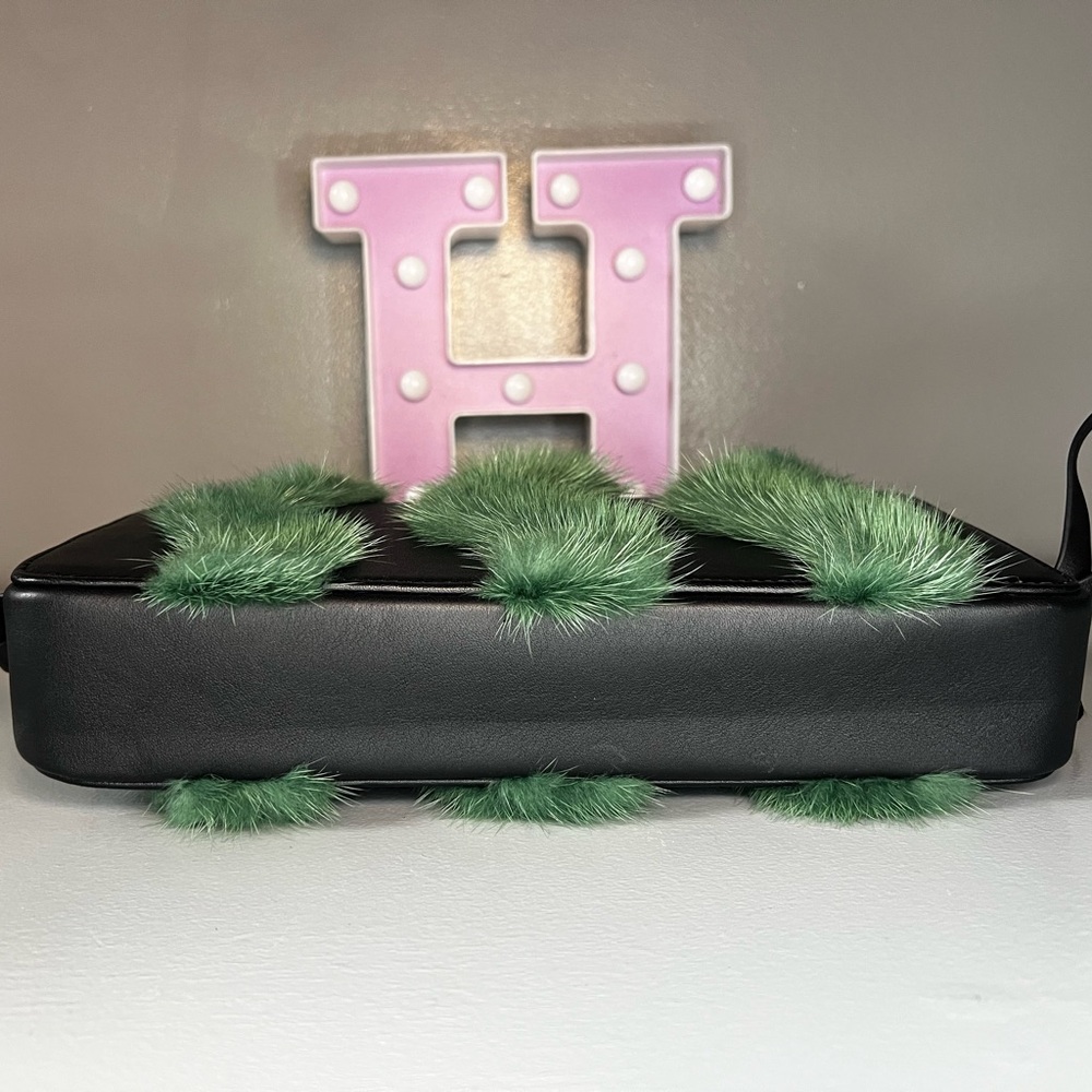 Brandon Blackwood medium Nia bag with mink fur - Picture 9 of 12